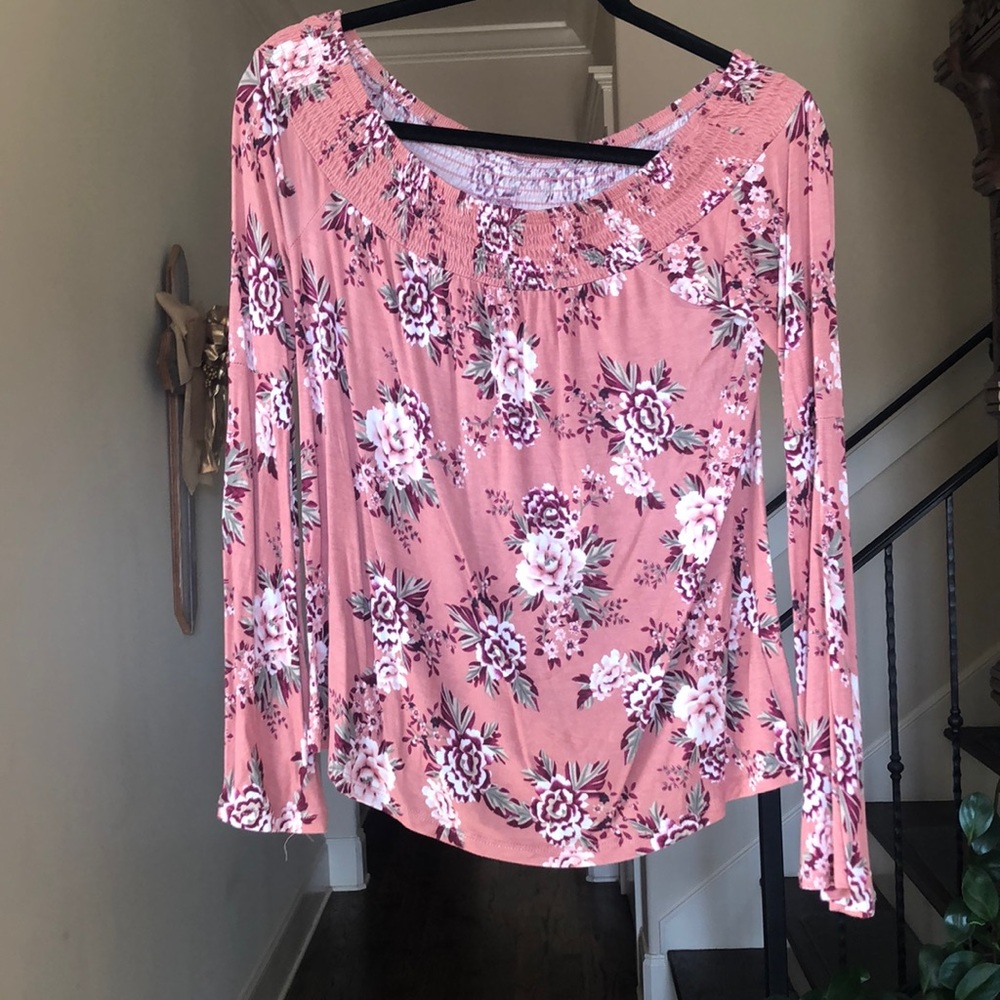 Off the Shoulder Floral Top